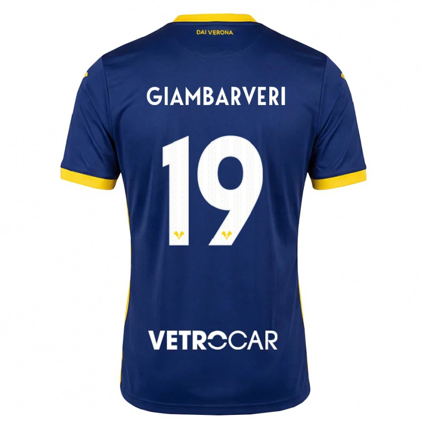 Danxen Damen Mattia Giambarveri #19 Königsblau Gelb Weiß Heimtrikot Trikot 2026/27 T-Shirt Schweiz