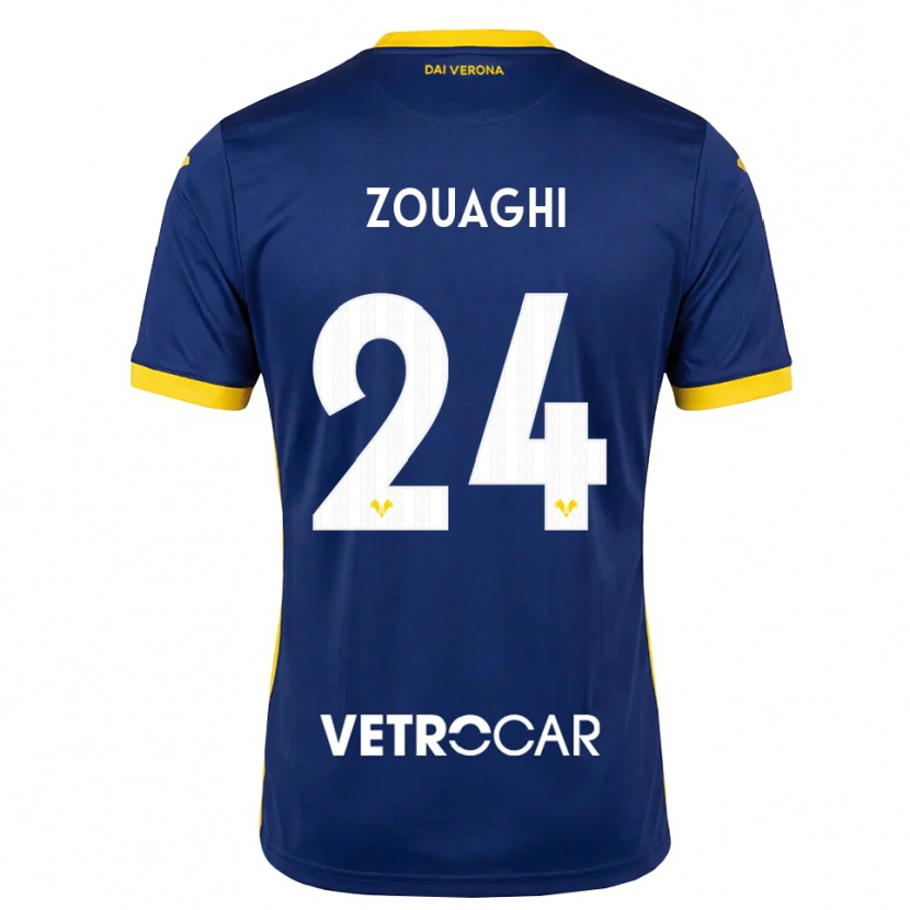 Danxen Damen Thomas Zouaghi #24 Königsblau Gelb Weiß Heimtrikot Trikot 2026/27 T-Shirt Schweiz