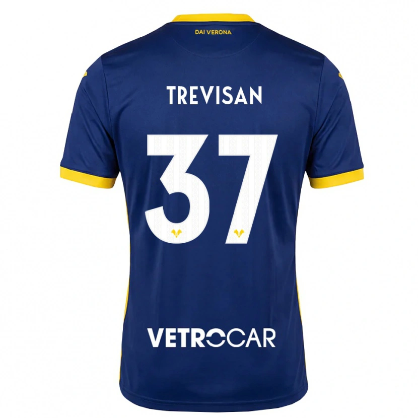 Danxen Damen Michael Trevisan #37 Königsblau Gelb Weiß Heimtrikot Trikot 2026/27 T-Shirt Schweiz