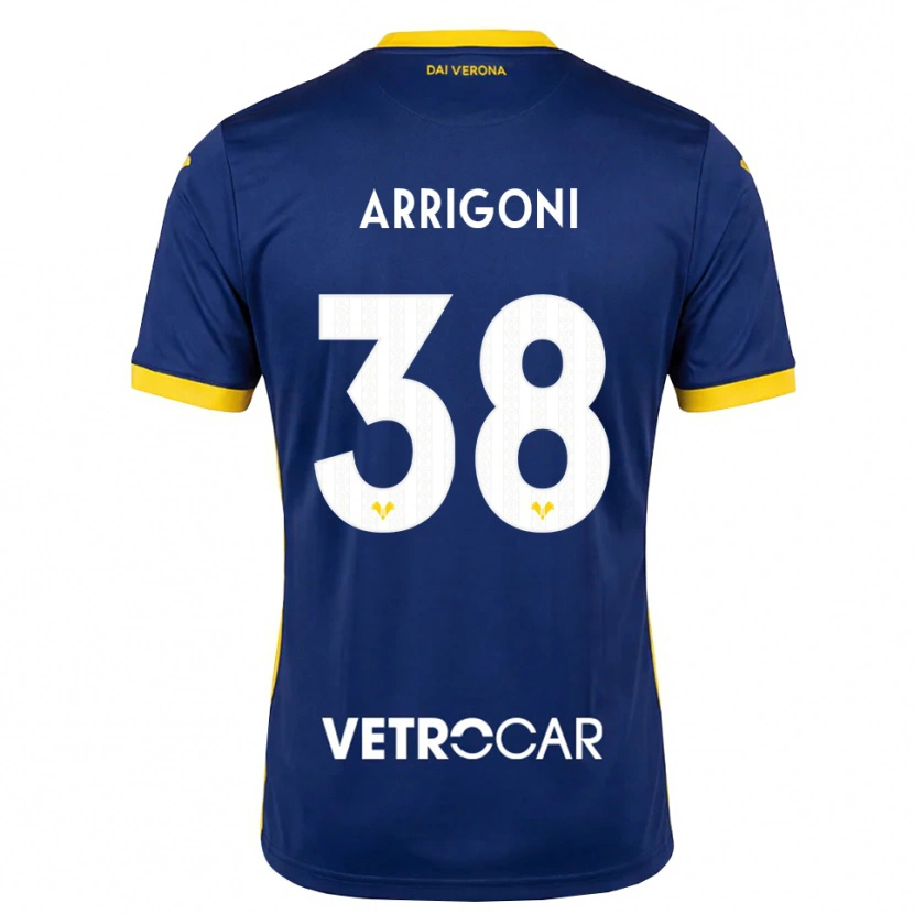 Danxen Damen Arrigoni #38 Königsblau Gelb Weiß Heimtrikot Trikot 2026/27 T-Shirt Schweiz