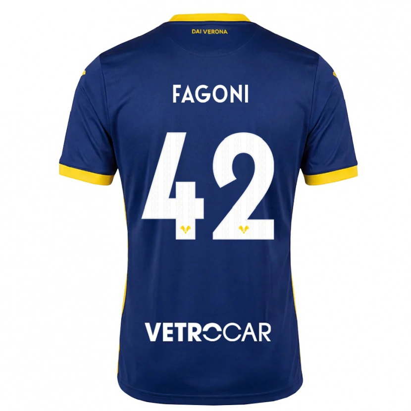 Danxen Damen Marco Fagoni #42 Königsblau Gelb Weiß Heimtrikot Trikot 2026/27 T-Shirt Schweiz