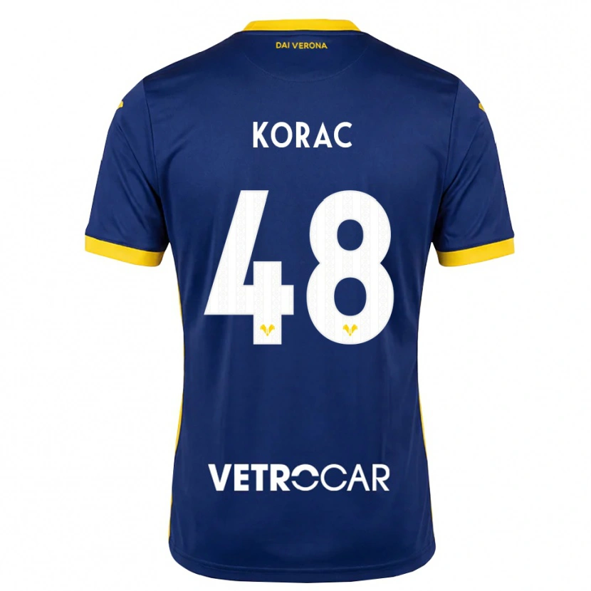 Danxen Damen Seid Korac #48 Königsblau Gelb Weiß Heimtrikot Trikot 2026/27 T-Shirt Schweiz