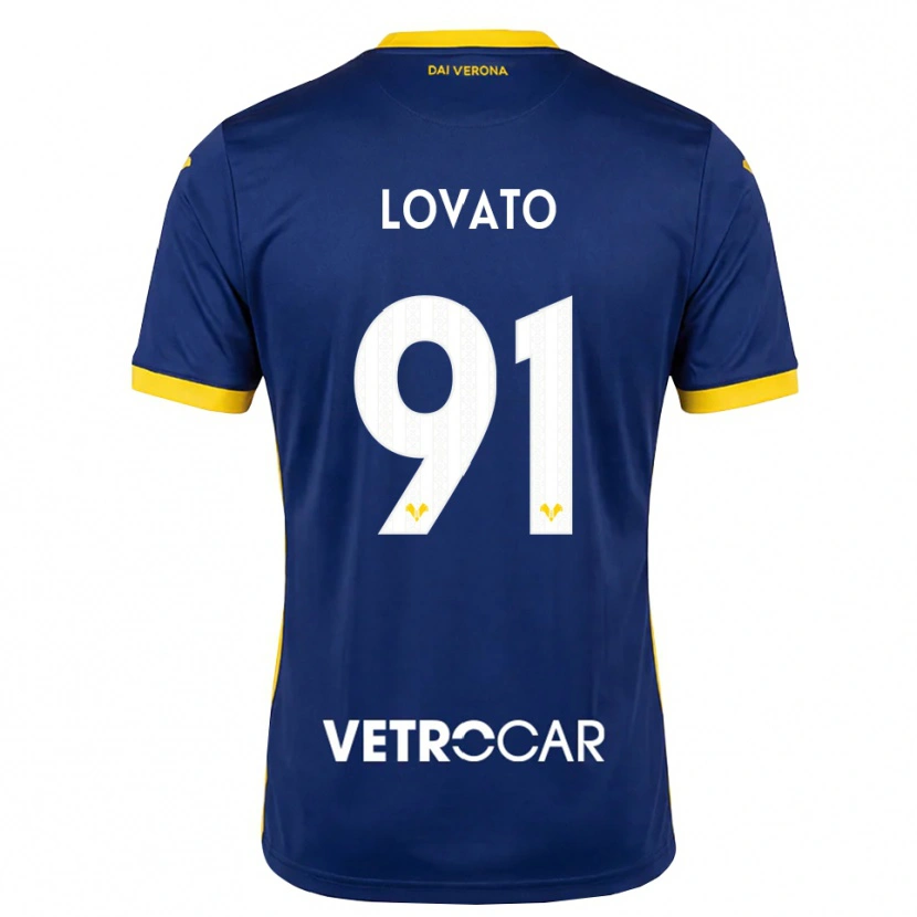 Danxen Damen Enrico Lovato #91 Königsblau Gelb Weiß Heimtrikot Trikot 2026/27 T-Shirt Schweiz