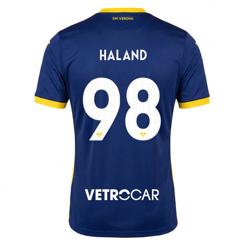 Danxen Damen Benedicte Iversen Håland #98 Königsblau Gelb Weiß Heimtrikot Trikot 2026/27 T-Shirt Schweiz