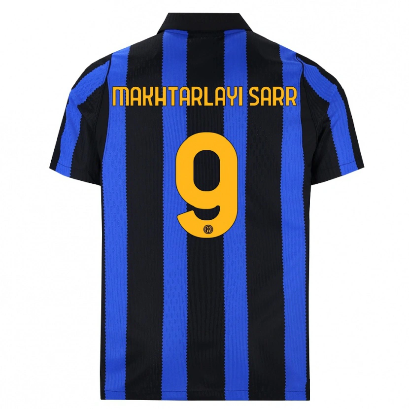 Danxen Damen Amadou Makhtarlayi Sarr #9 Schwarz Blau Gelb Heimtrikot Trikot 2026/27 T-Shirt Schweiz
