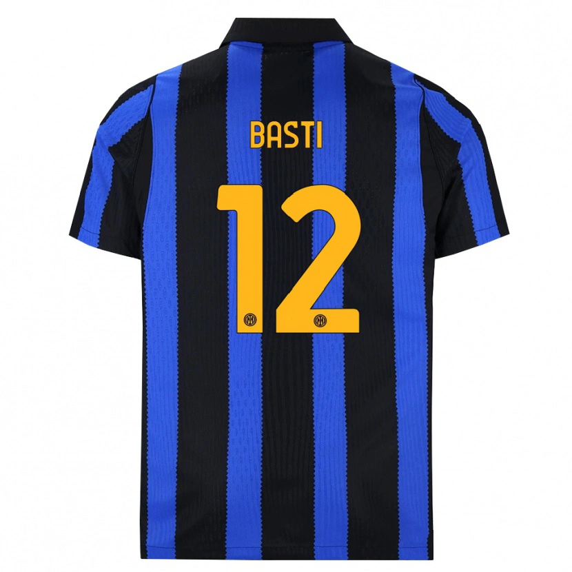 Danxen Damen Matteo Basti #12 Schwarz Blau Gelb Heimtrikot Trikot 2026/27 T-Shirt Schweiz