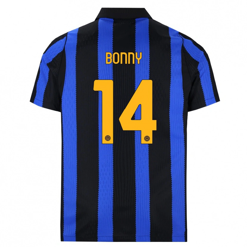 Danxen Damen Ange-Yoan Bonny #14 Schwarz Blau Gelb Heimtrikot Trikot 2026/27 T-Shirt Schweiz