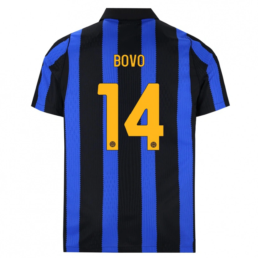 Danxen Damen Leonardo Bovo #14 Schwarz Blau Gelb Heimtrikot Trikot 2026/27 T-Shirt Schweiz