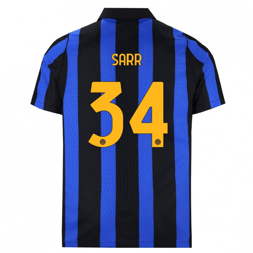 Danxen Damen Amadou Sarr #34 Schwarz Blau Gelb Heimtrikot Trikot 2026/27 T-Shirt Schweiz