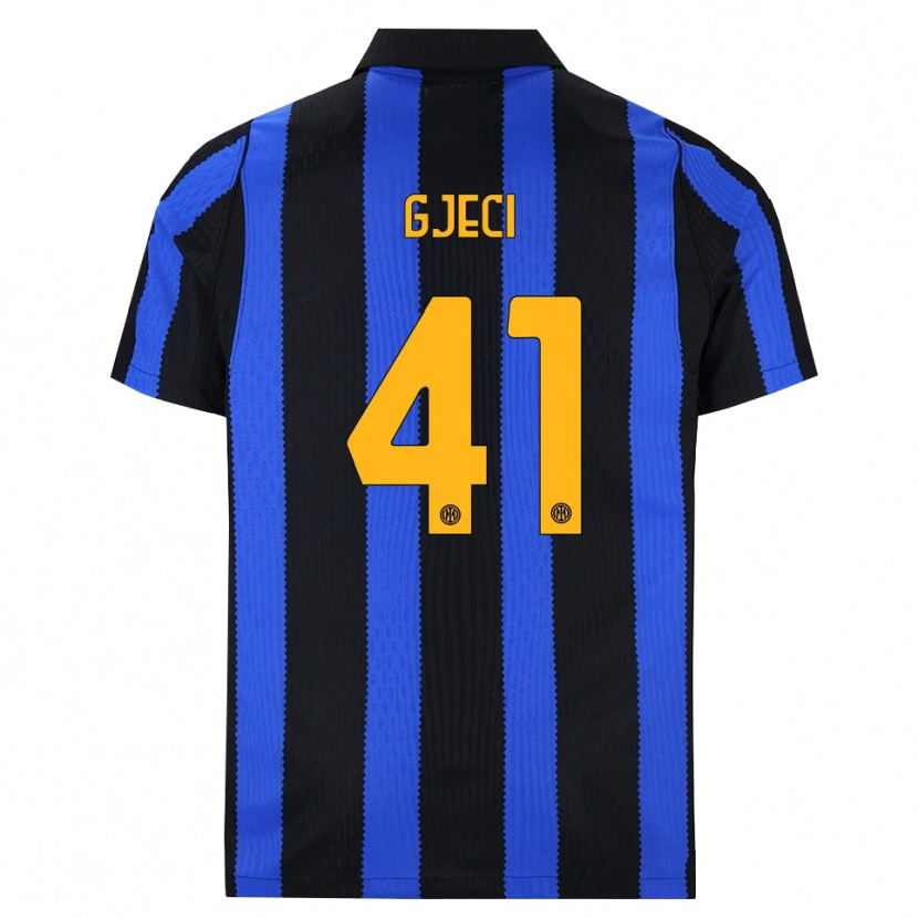 Danxen Damen Delis Gjeci #41 Schwarz Blau Gelb Heimtrikot Trikot 2026/27 T-Shirt Schweiz