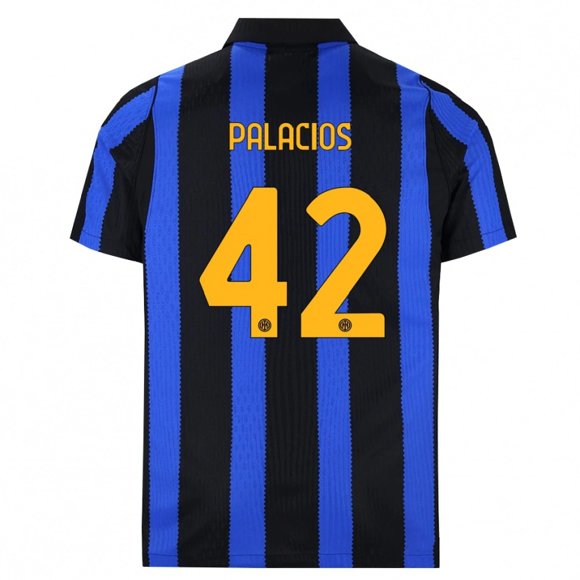 Danxen Damen Tomás Palacios #42 Schwarz Blau Gelb Heimtrikot Trikot 2026/27 T-Shirt Schweiz