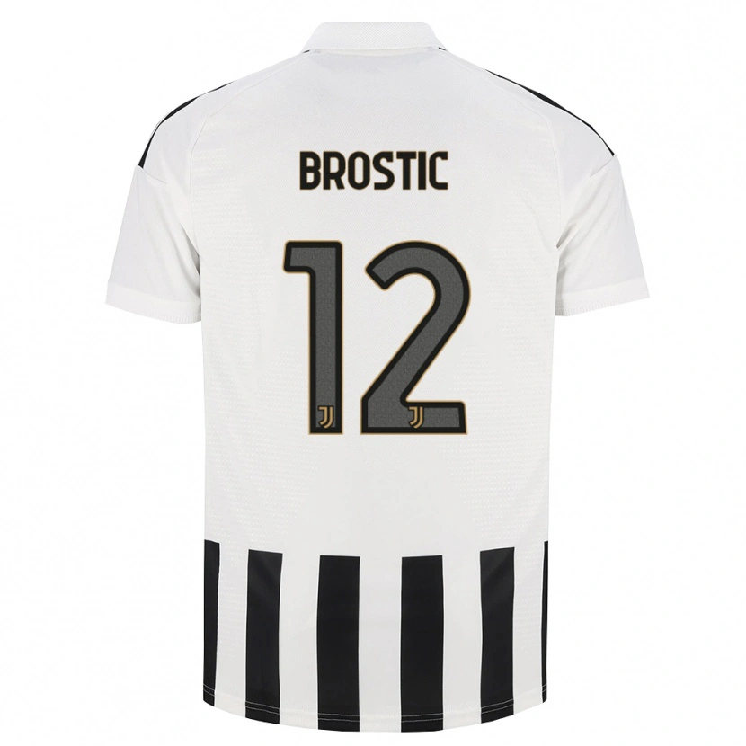 Danxen Damen Gabriel Broștic #12 Schwarz Weiß Braun Heimtrikot Trikot 2026/27 T-Shirt Schweiz