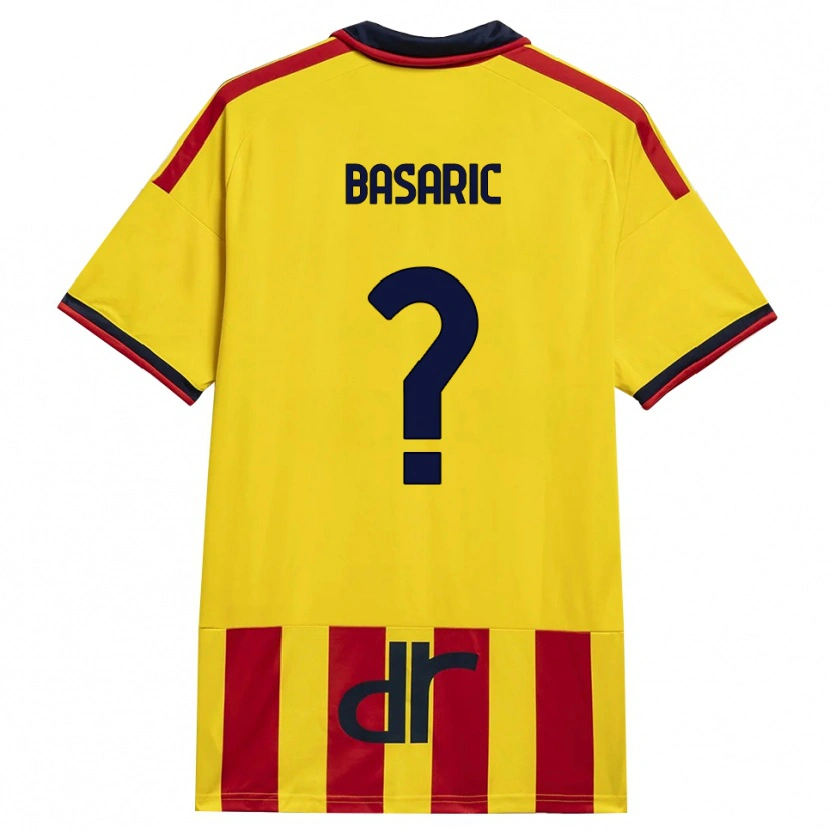 Danxen Damen Ben Basaric #0 Gelb Rot Heimtrikot Trikot 2026/27 T-Shirt Schweiz
