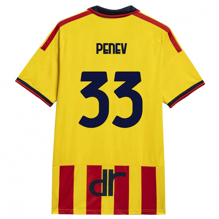 Danxen Damen Plamen Penev #33 Gelb Rot Heimtrikot Trikot 2026/27 T-Shirt Schweiz