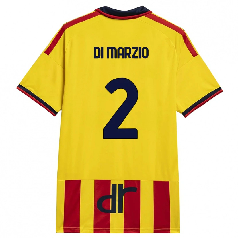 Danxen Damen Flavio Di Marzio #2 Gelb Rot Heimtrikot Trikot 2026/27 T-Shirt Schweiz