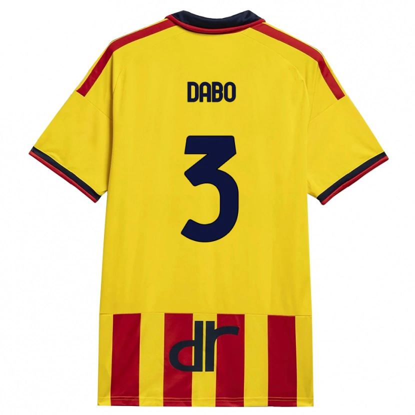 Danxen Damen Ismael Dabo #3 Gelb Rot Heimtrikot Trikot 2026/27 T-Shirt Schweiz