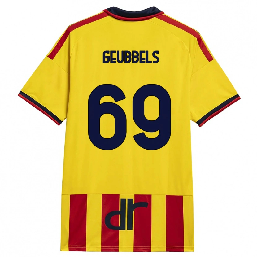 Danxen Damen Willem Geubbels #69 Gelb Rot Heimtrikot Trikot 2026/27 T-Shirt Schweiz