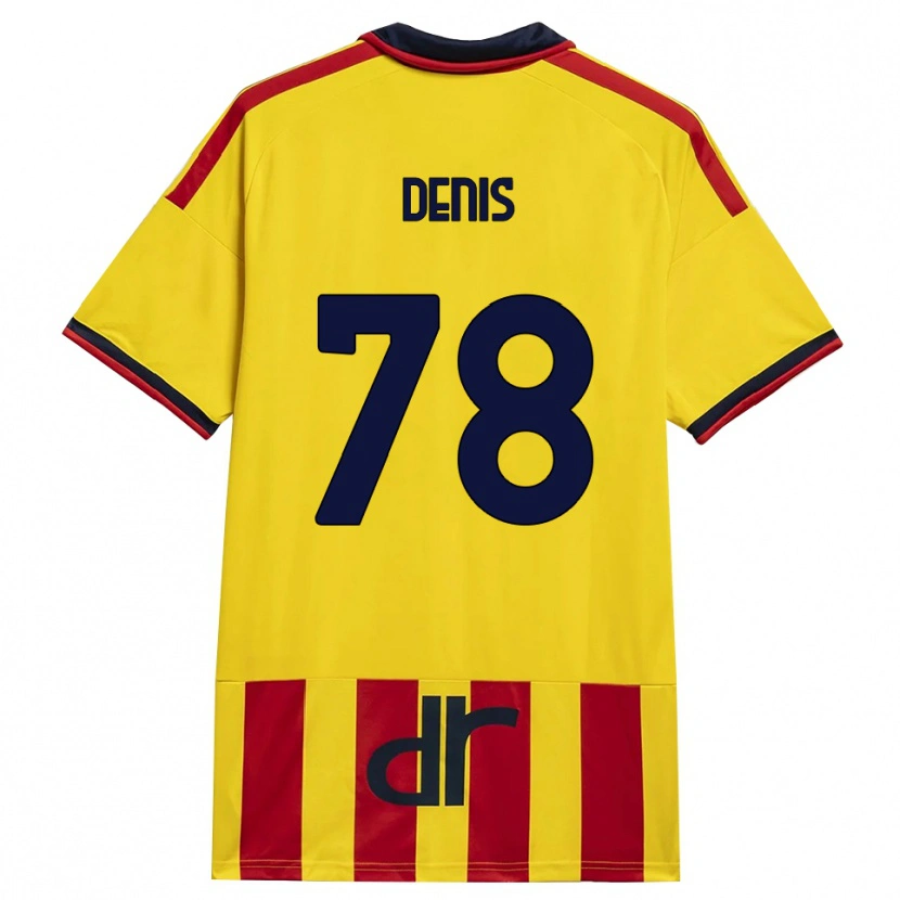 Danxen Damen Max Denis #78 Gelb Rot Heimtrikot Trikot 2026/27 T-Shirt Schweiz