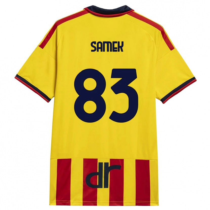 Danxen Damen Daniel Samek #83 Gelb Rot Heimtrikot Trikot 2026/27 T-Shirt Schweiz