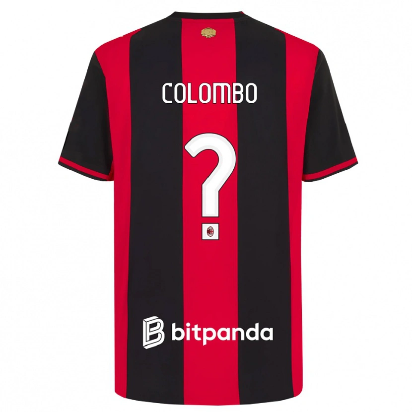 Danxen Damen Tommaso Colombo #0 Rot Schwarz Weiß Heimtrikot Trikot 2026/27 T-Shirt Schweiz