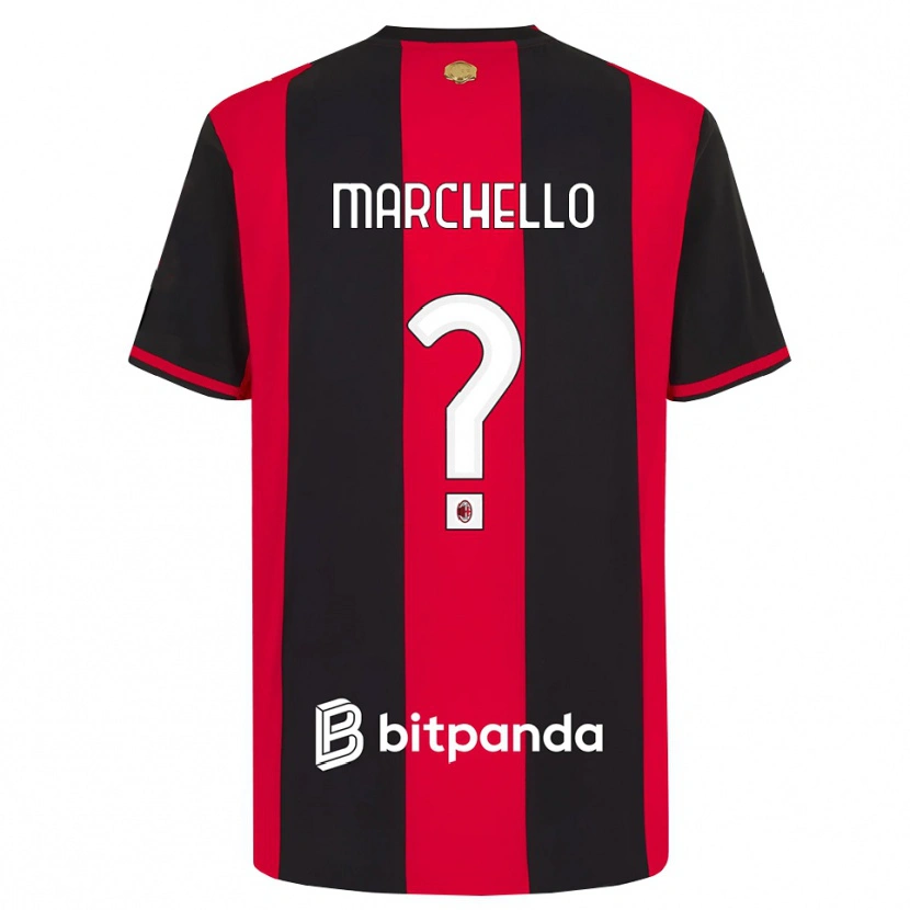 Danxen Damen Federico Marchello #0 Rot Schwarz Weiß Heimtrikot Trikot 2026/27 T-Shirt Schweiz