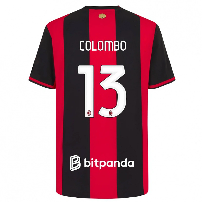 Danxen Damen Federico Colombo #13 Rot Schwarz Weiß Heimtrikot Trikot 2026/27 T-Shirt Schweiz