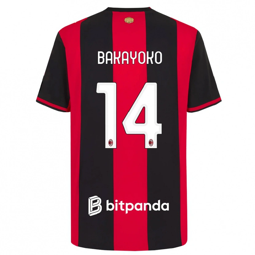 Danxen Damen Tiemoue Bakayoko #14 Rot Schwarz Weiß Heimtrikot Trikot 2026/27 T-Shirt Schweiz