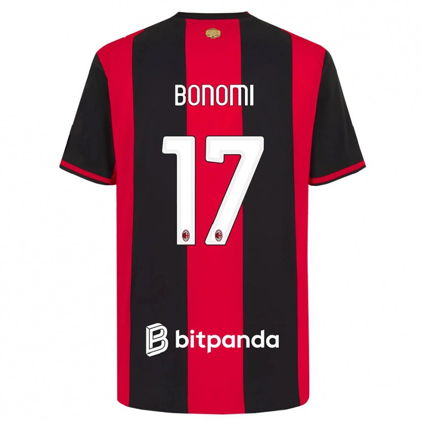 Danxen Damen Francesco Bonomi #17 Rot Schwarz Weiß Heimtrikot Trikot 2026/27 T-Shirt Schweiz