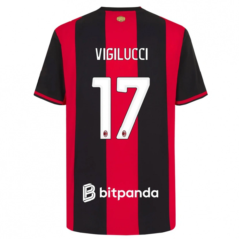 Danxen Damen Valery Vigilucci #17 Rot Schwarz Weiß Heimtrikot Trikot 2026/27 T-Shirt Schweiz