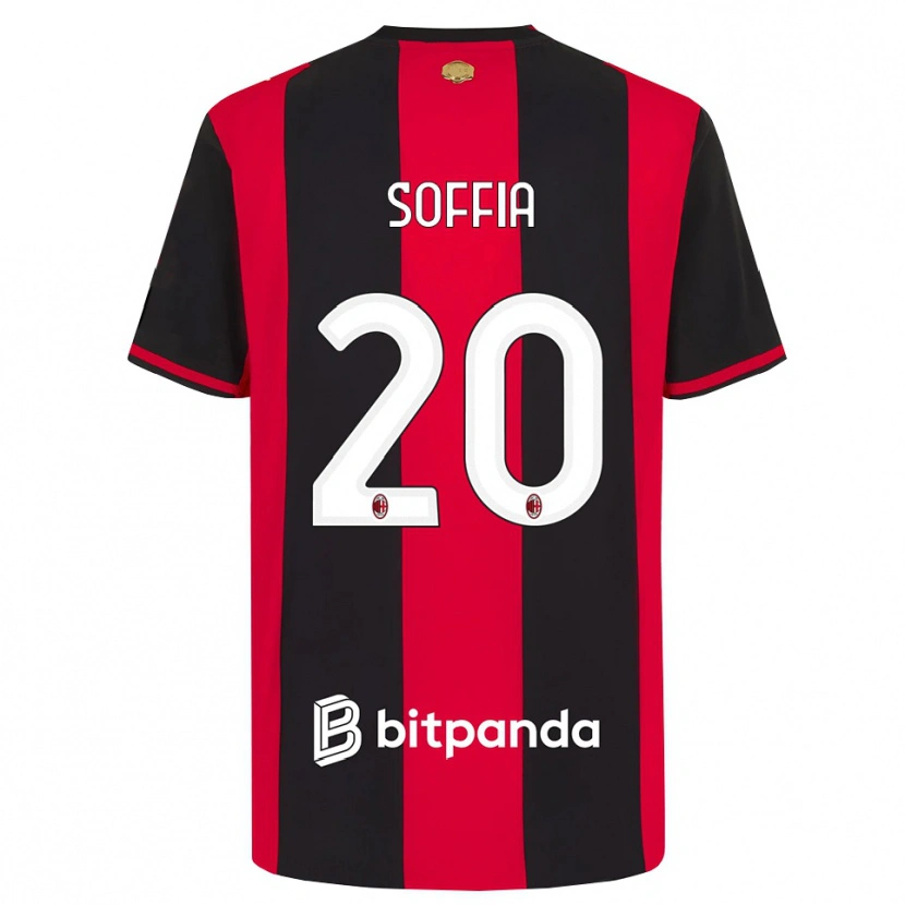 Danxen Damen Angelica Soffia #20 Rot Schwarz Weiß Heimtrikot Trikot 2026/27 T-Shirt Schweiz