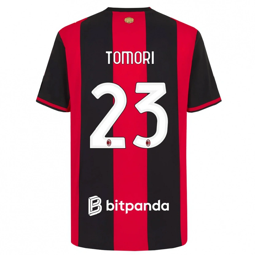 Danxen Damen Fikayo Tomori #23 Rot Schwarz Weiß Heimtrikot Trikot 2026/27 T-Shirt Schweiz