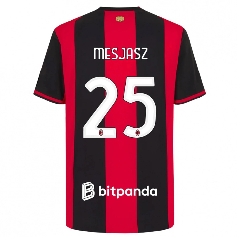 Danxen Damen Malgorzata Mesjasz #25 Rot Schwarz Weiß Heimtrikot Trikot 2026/27 T-Shirt Schweiz