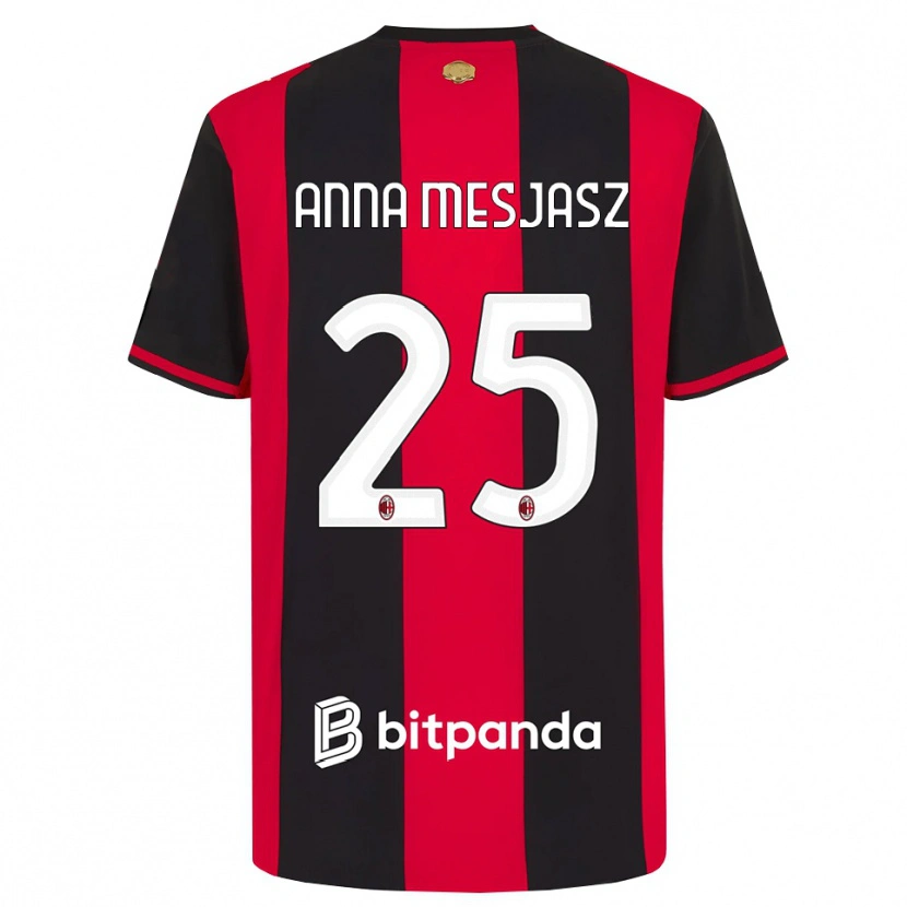 Danxen Damen Małgorzata Anna Mesjasz #25 Rot Schwarz Weiß Heimtrikot Trikot 2026/27 T-Shirt Schweiz
