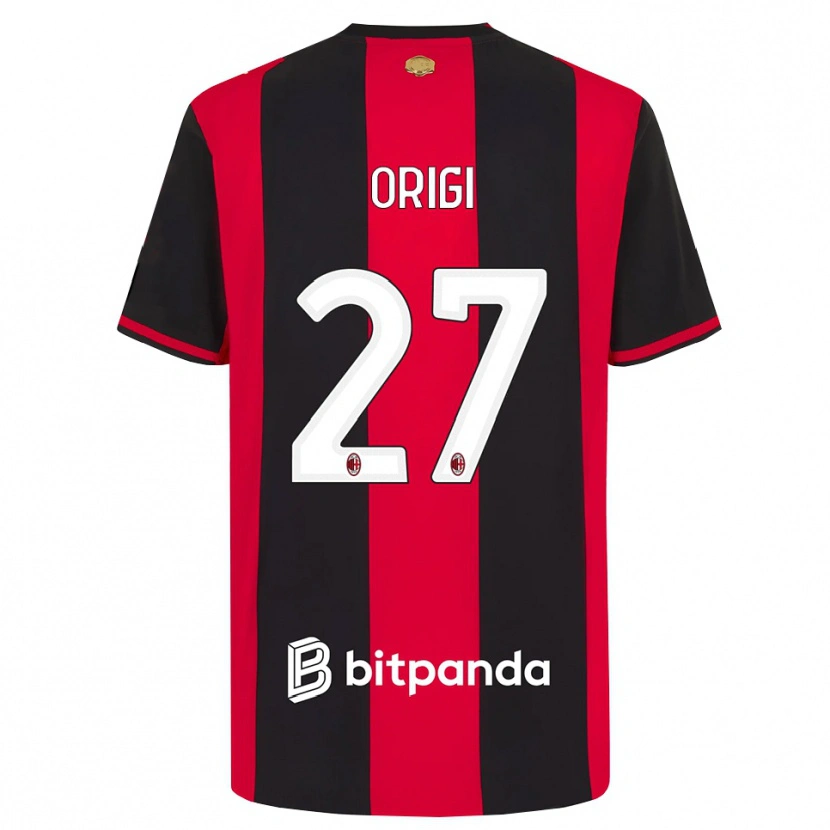 Danxen Damen Divock Origi #27 Rot Schwarz Weiß Heimtrikot Trikot 2026/27 T-Shirt Schweiz