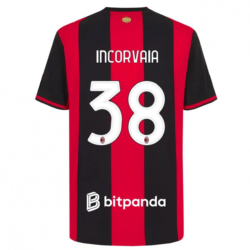 Danxen Damen Giovanni Incorvaia #38 Rot Schwarz Weiß Heimtrikot Trikot 2026/27 T-Shirt Schweiz