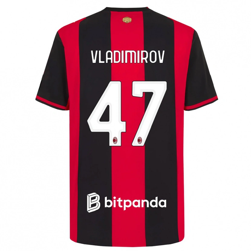Danxen Damen Valeri Vladimirov #47 Rot Schwarz Weiß Heimtrikot Trikot 2026/27 T-Shirt Schweiz