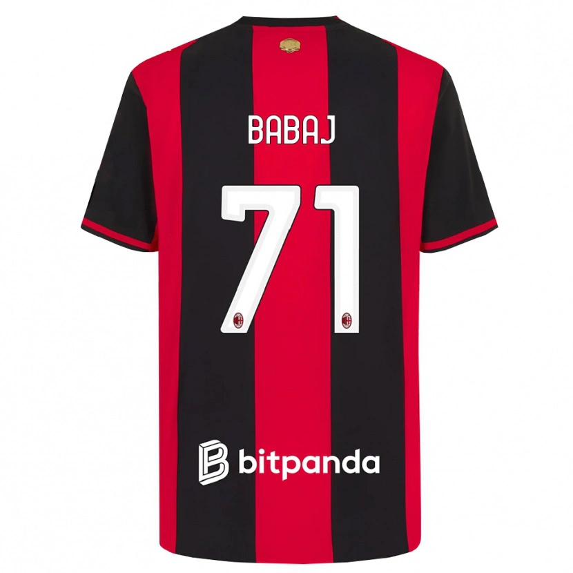 Danxen Damen Aron Babaj #71 Rot Schwarz Weiß Heimtrikot Trikot 2026/27 T-Shirt Schweiz