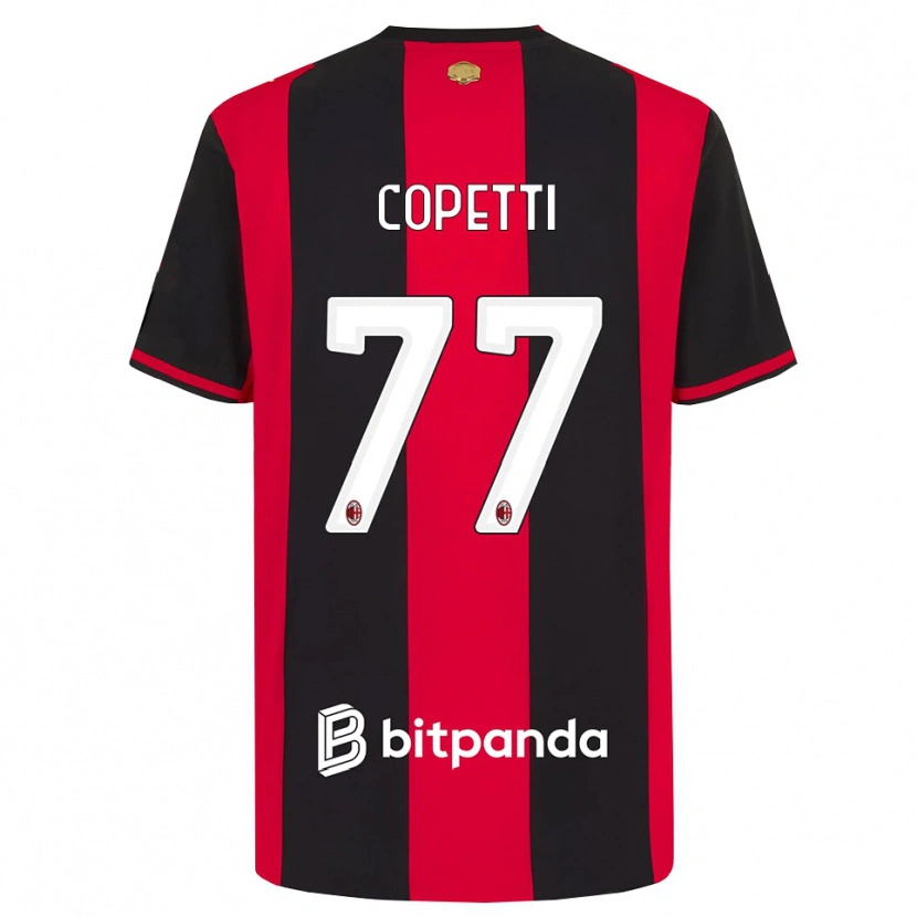 Danxen Damen Matilde Copetti #77 Rot Schwarz Weiß Heimtrikot Trikot 2026/27 T-Shirt Schweiz