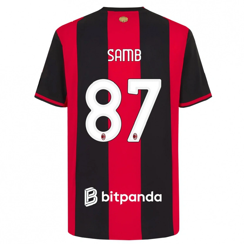 Danxen Damen Ablaye Samb #87 Rot Schwarz Weiß Heimtrikot Trikot 2026/27 T-Shirt Schweiz