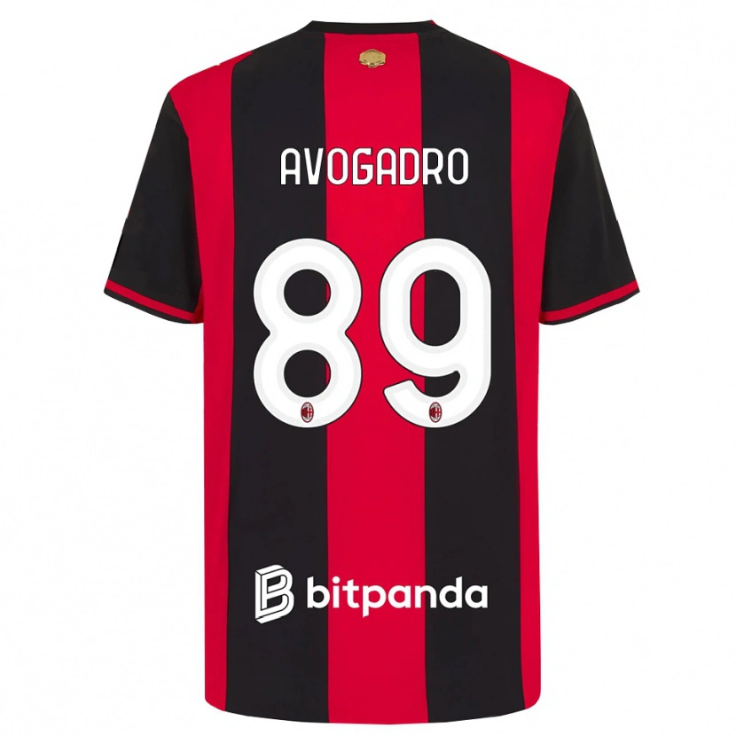 Danxen Damen Pietro Avogadro #89 Rot Schwarz Weiß Heimtrikot Trikot 2026/27 T-Shirt Schweiz