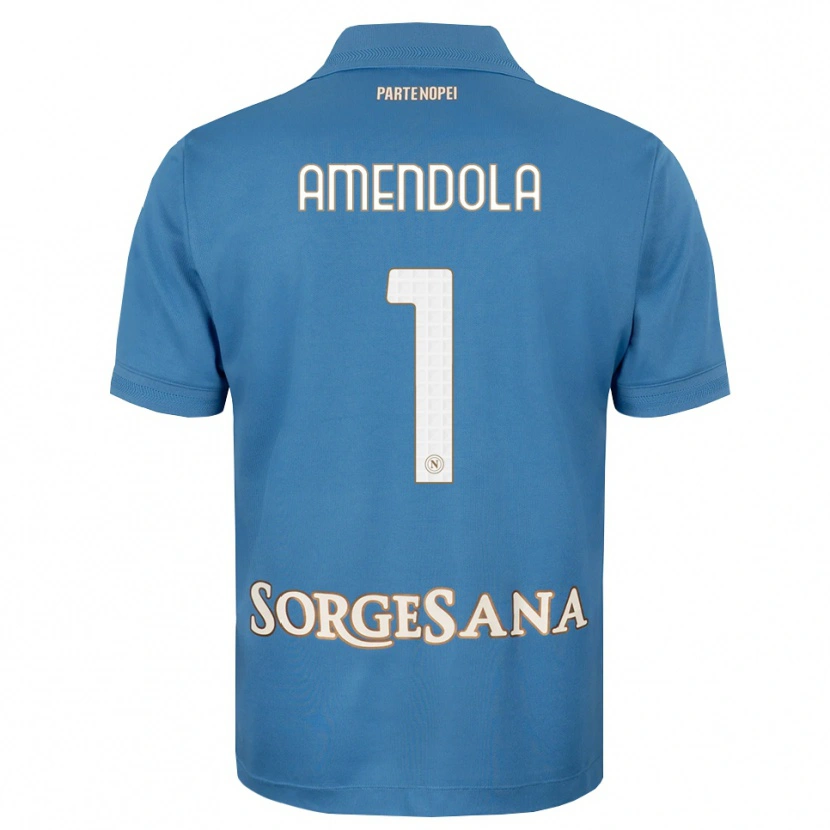 Danxen Damen Antonio Amendola #1 Nebelblau Weiß Heimtrikot Trikot 2026/27 T-Shirt Schweiz