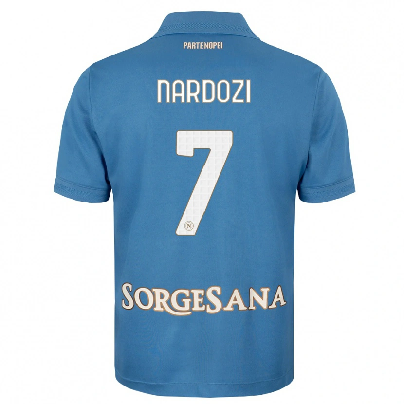 Danxen Damen Manuel Nardozi #7 Nebelblau Weiß Heimtrikot Trikot 2026/27 T-Shirt Schweiz