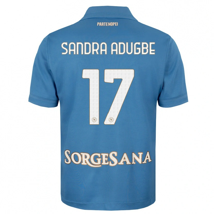 Danxen Damen Olamide Sandra Adugbe #17 Nebelblau Weiß Heimtrikot Trikot 2026/27 T-Shirt Schweiz