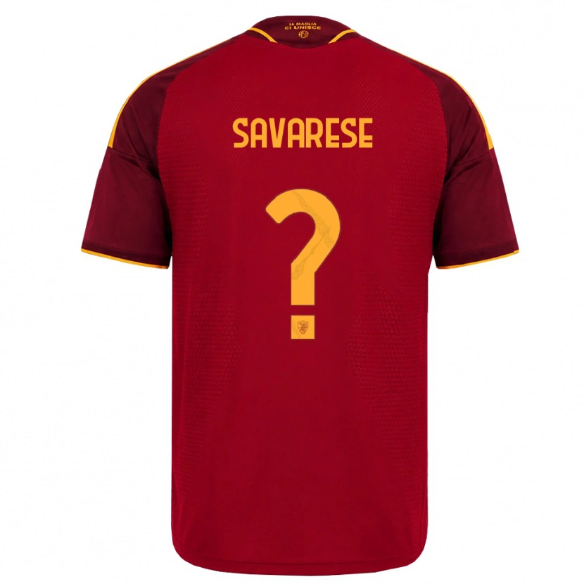 Danxen Damen Bruno Savarese #0 Rot Gold Gelb Heimtrikot Trikot 2026/27 T-Shirt Schweiz