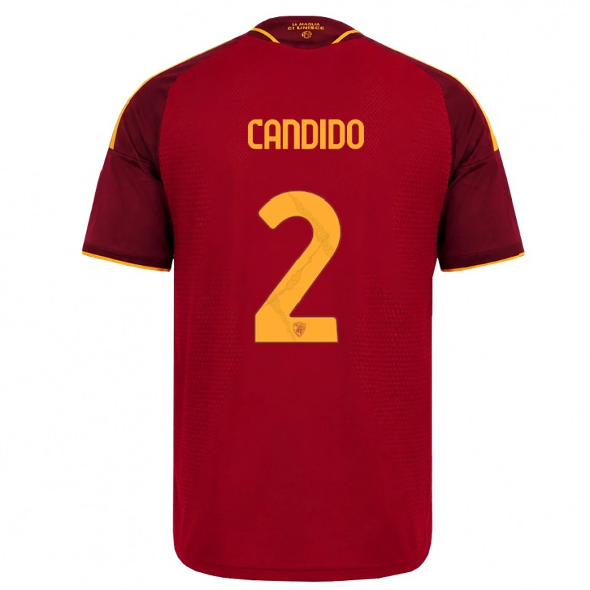 Danxen Damen Gabriele Candido #2 Rot Gold Gelb Heimtrikot Trikot 2026/27 T-Shirt Schweiz