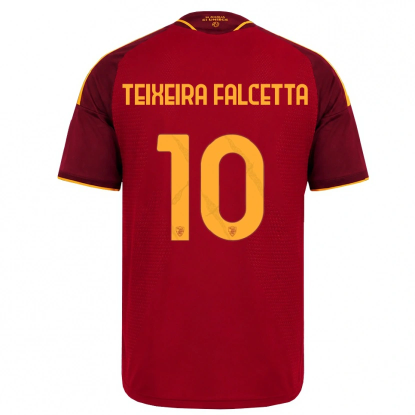 Danxen Damen Pietro Teixeira Falcetta #10 Rot Gold Gelb Heimtrikot Trikot 2026/27 T-Shirt Schweiz