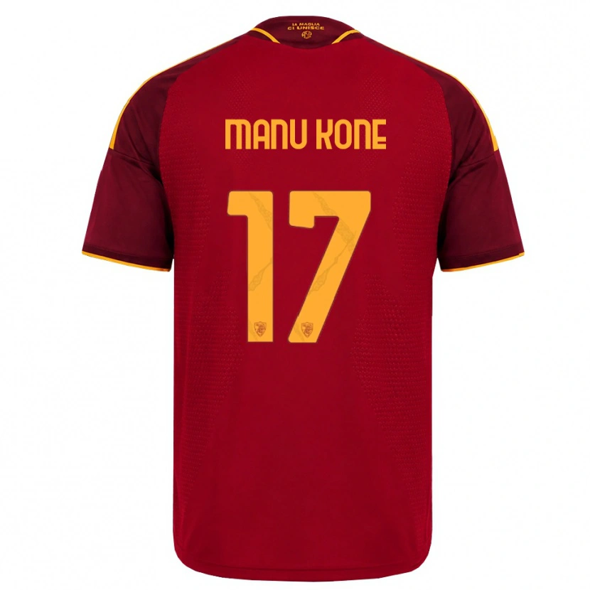 Danxen Damen Manu Koné #17 Rot Gold Gelb Heimtrikot Trikot 2026/27 T-Shirt Schweiz