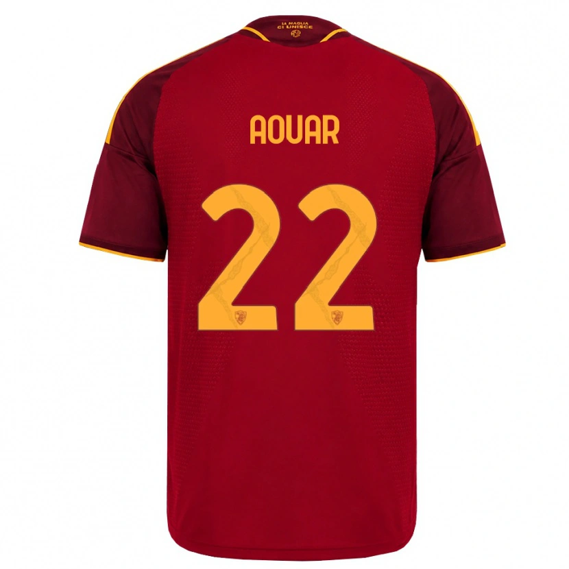 Danxen Damen Houssem Aouar #22 Rot Gold Gelb Heimtrikot Trikot 2026/27 T-Shirt Schweiz
