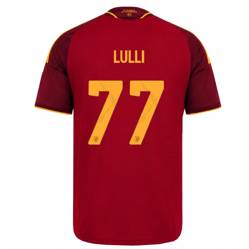 Danxen Damen Emanuele Lulli #77 Rot Gold Gelb Heimtrikot Trikot 2026/27 T-Shirt Schweiz