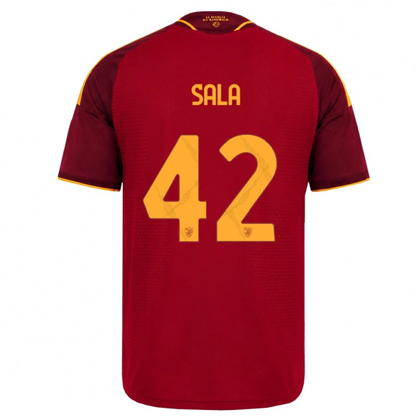 Danxen Damen Edoardo Sala #42 Rot Gold Gelb Heimtrikot Trikot 2026/27 T-Shirt Schweiz